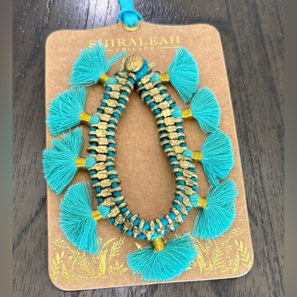Shiraleah Anthropologie Turquoise Felicity Bracelet